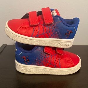 Infant Marvel Spider-Man Adidas shoes